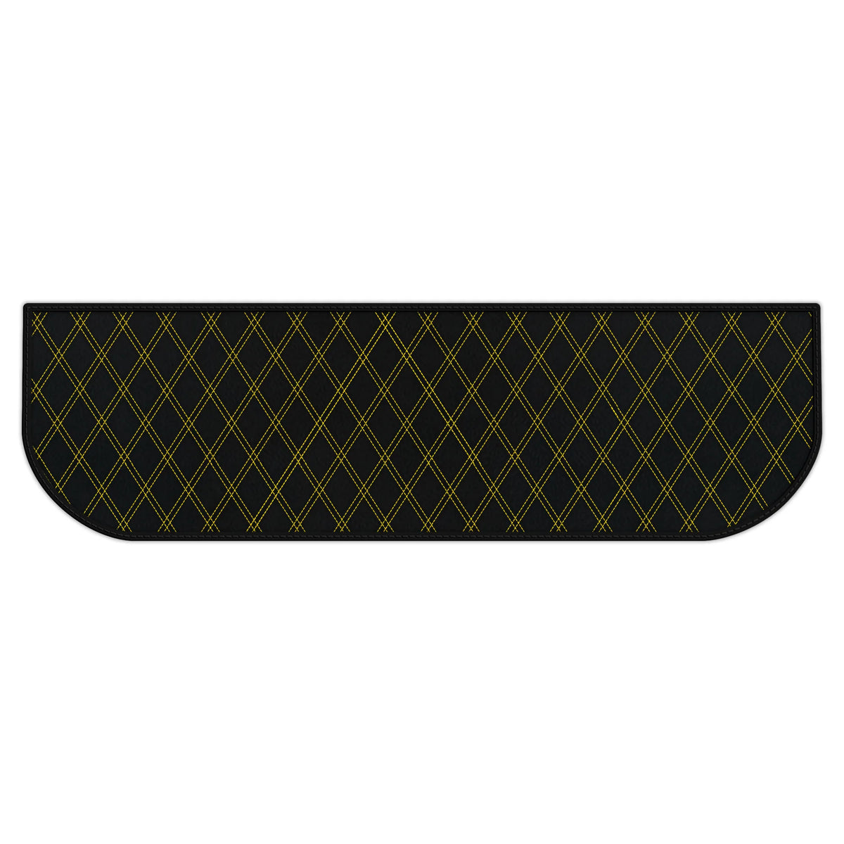 Customizable Leather Trunk Floor Mats with Double Diamond Pattern for Ferrari 328 GTS (1985-1989)