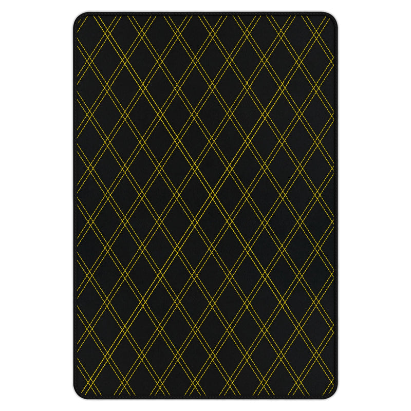 Customizable Leather Trunk Floor Mats with Double Diamond Pattern for Ferrari 458 Spider (2012-2015)