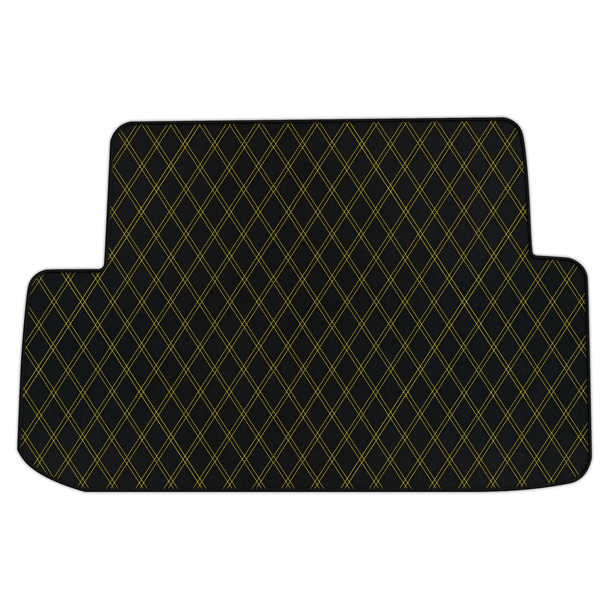 Customizable Leather Trunk Floor Mats with Double Diamond Stich Pattern for Ferrari California (2008-2014)