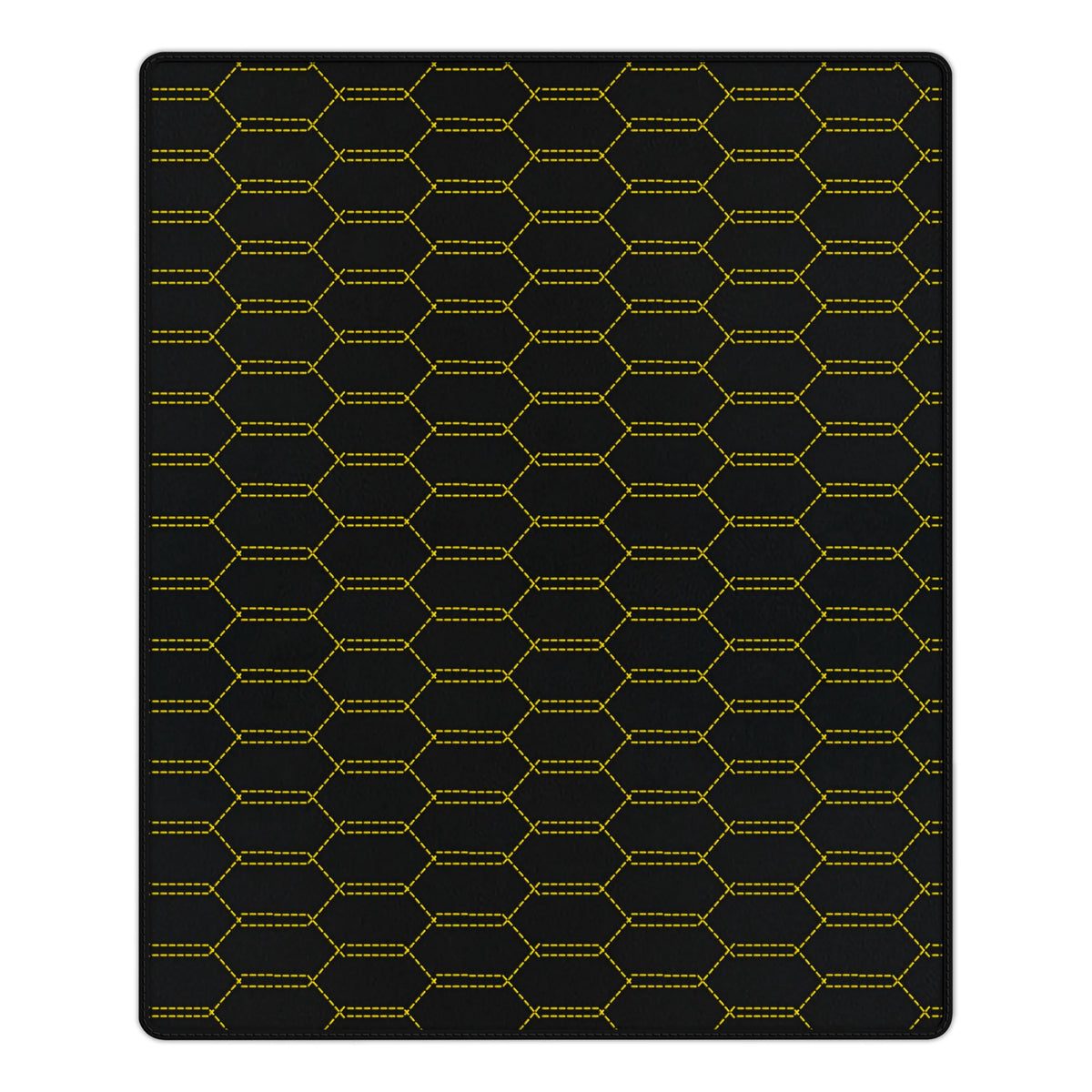 Customizable Leather Trunk Floor Mats with Interlaced Hex Pattern for Ferrari 296 GTB (2022-2027)