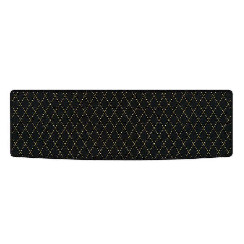 Customizable Leather Trunk Floor Mats with Single Diamond Pattern for Ferrari GTC4 Lusso (2016-2023)