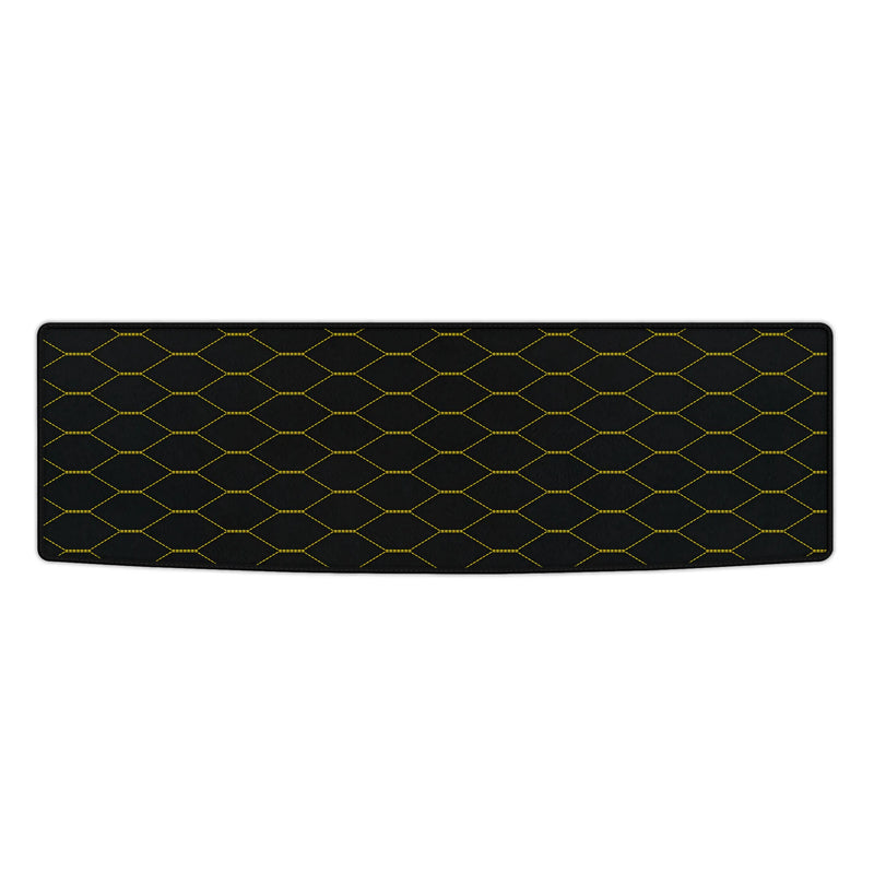 Customizable Leather Trunk Floor Mats with Viper Hex Pattern for Ferrari FF (2011-2016)