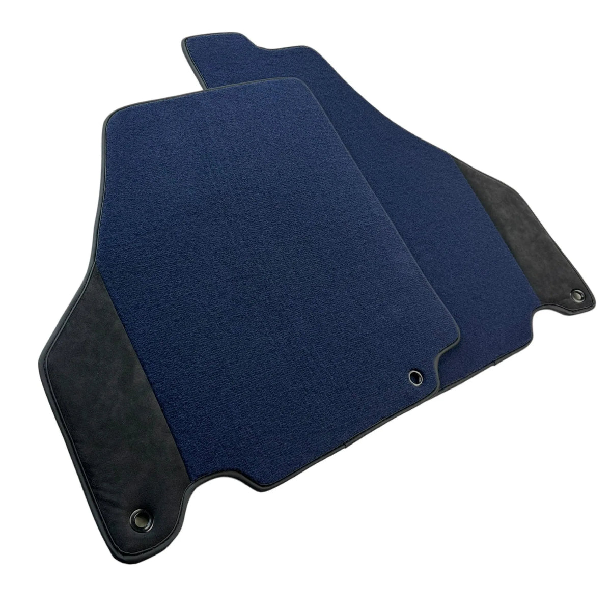 Dark Blue Floor Mats for Ferrari 360 Modena (1999-2005) with Alcantara Leather - AutoWin