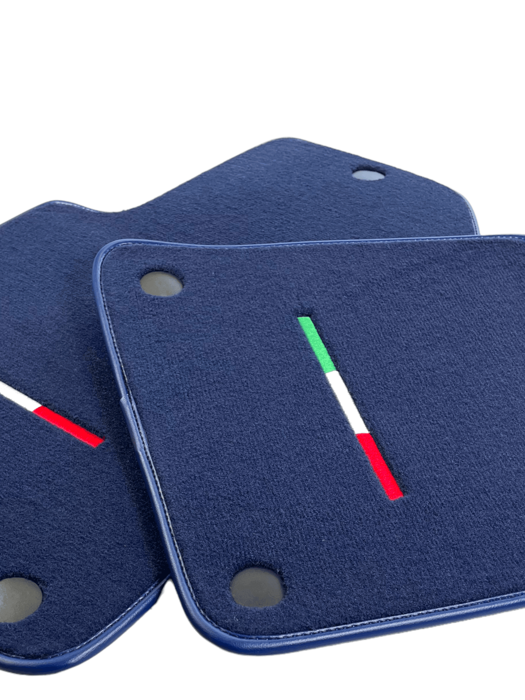 Dark Blue Floor Mats For Ferrari 612 Scaglietti 2005-2011 Italian Edition - AutoWin