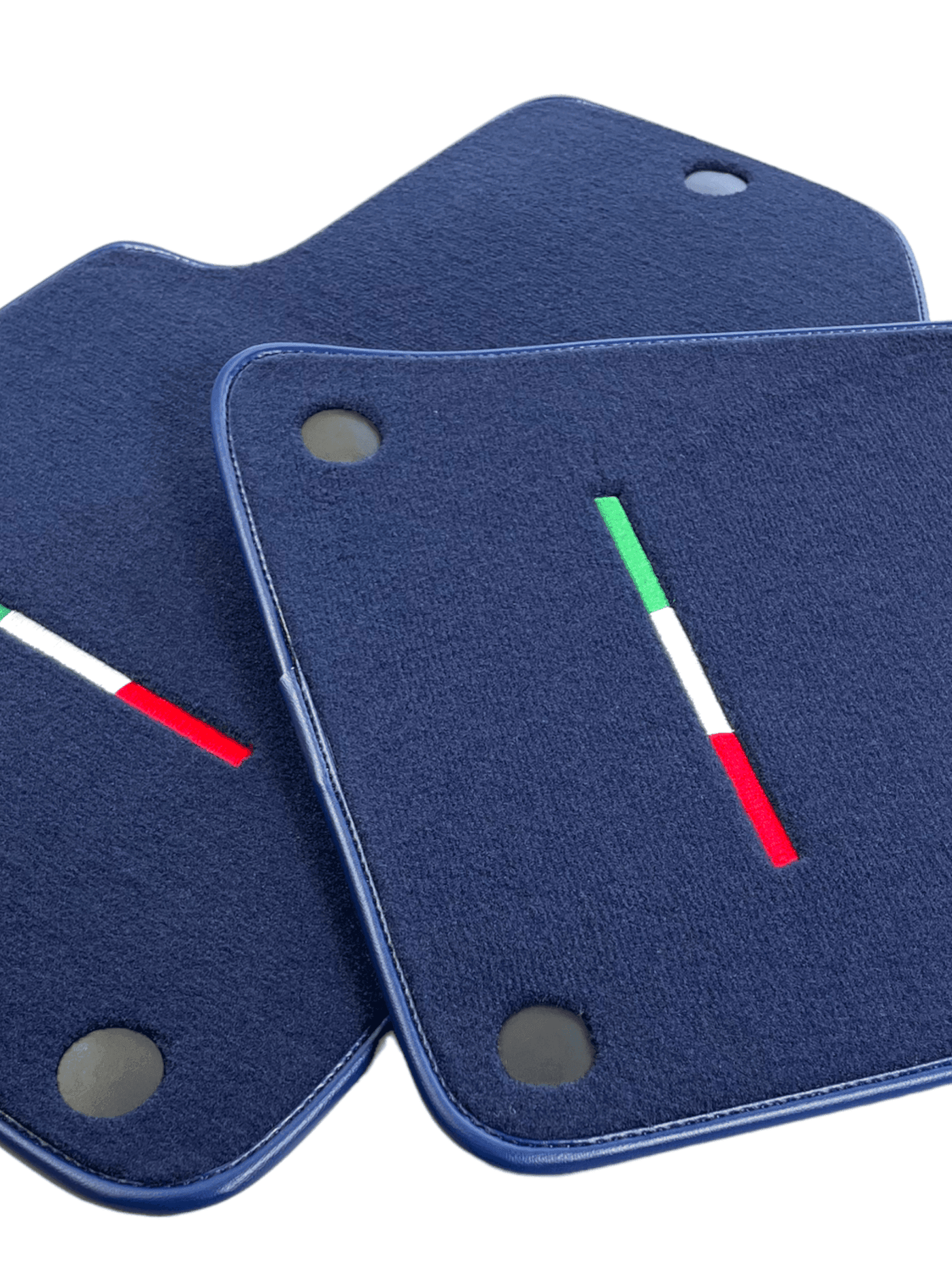 Dark Blue Floor Mats For Ferrari 612 Scaglietti 2005-2011 Italian Edition - AutoWin