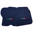 Dark Blue Floor Mats For Ferrari GTC4 Lusso (2016-2023) Italian Edition - AutoWin