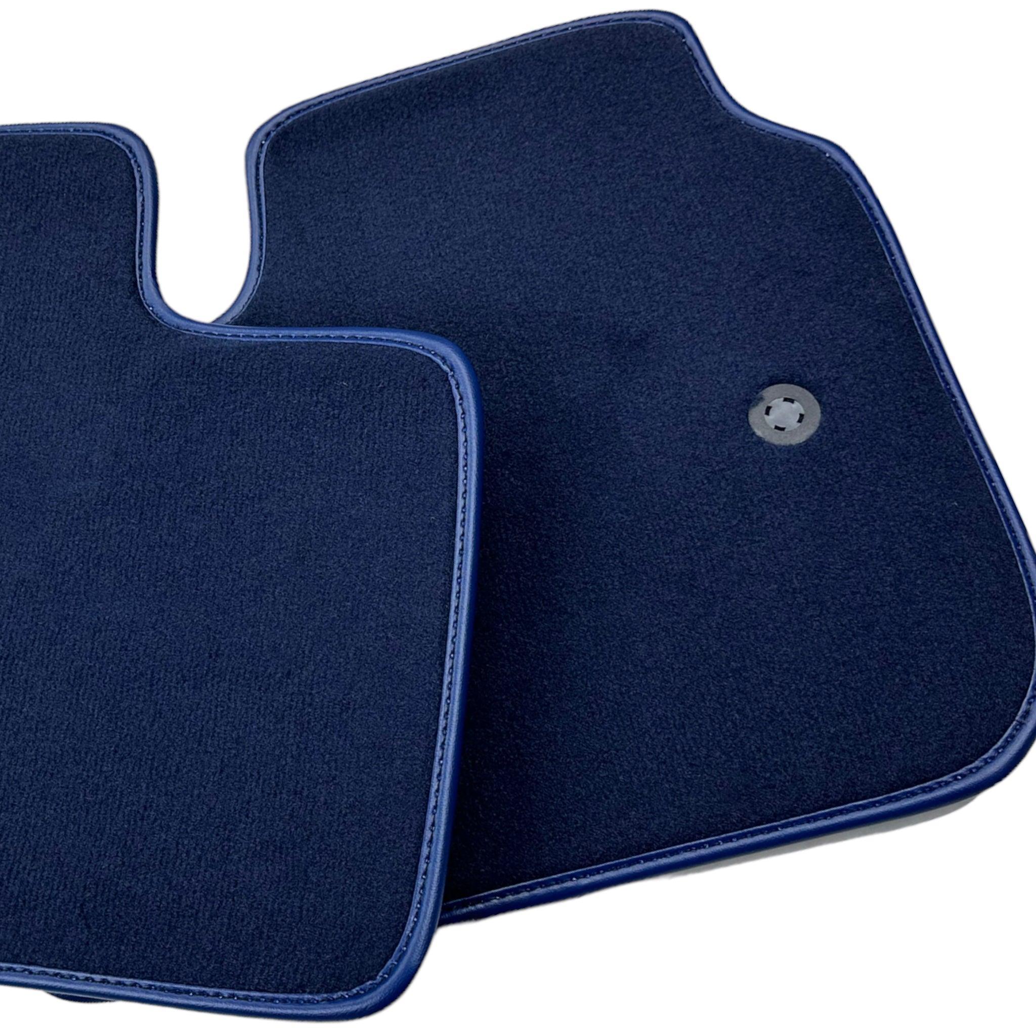 Dark Blue Floor Mats For Ferrari GTC4 Lusso (2016-2023) Italian Edition - AutoWin