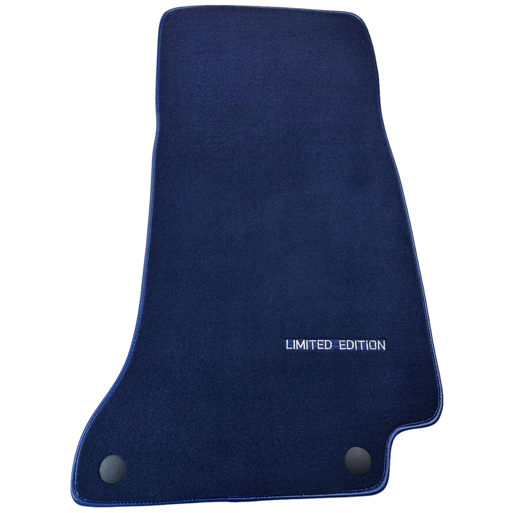 Dark Blue Floor Mats For Mercedes Benz E-Class W213 Sedan (2016-2020) | Limited Edition - AutoWin