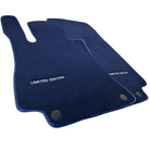 Dark Blue Floor Mats For Mercedes Benz E-Class W213 Sedan (2016-2020) | Limited Edition - AutoWin
