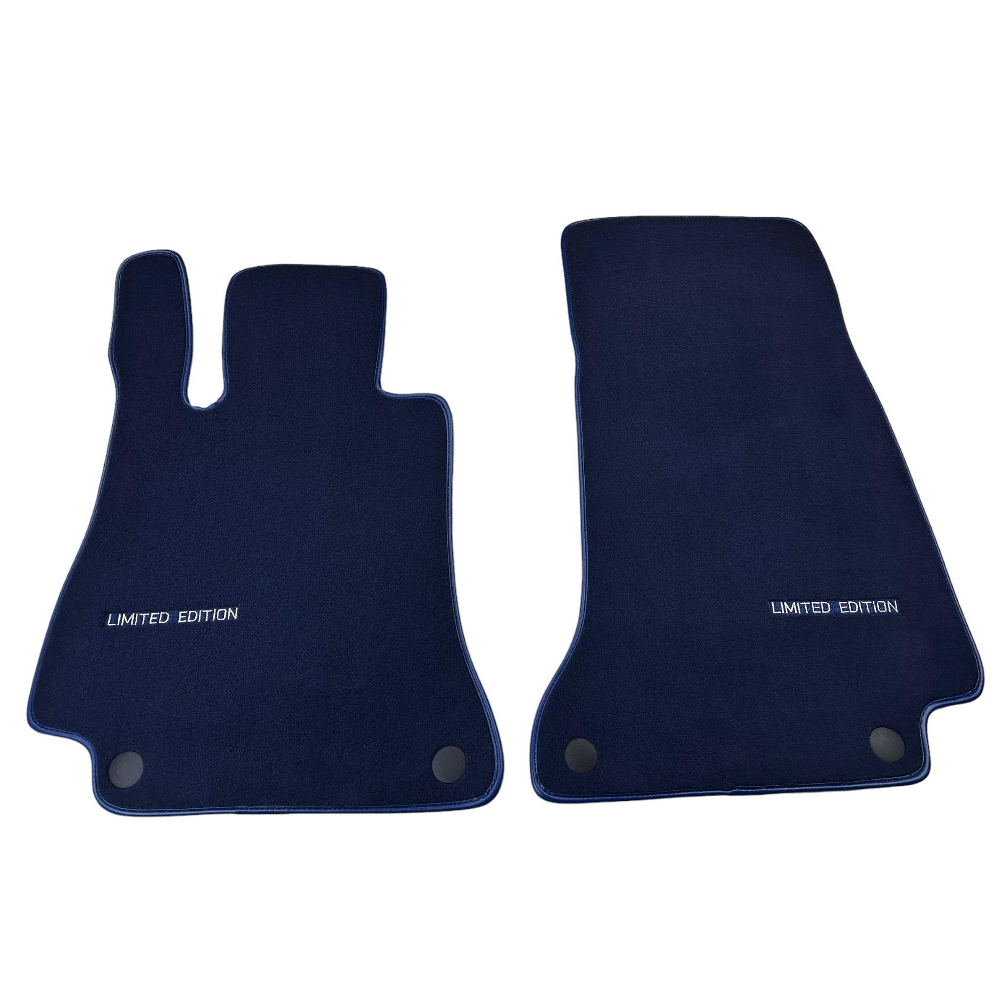 Dark Blue Floor Mats For Mercedes Benz E-Class W213 Sedan (2016-2020) | Limited Edition - AutoWin