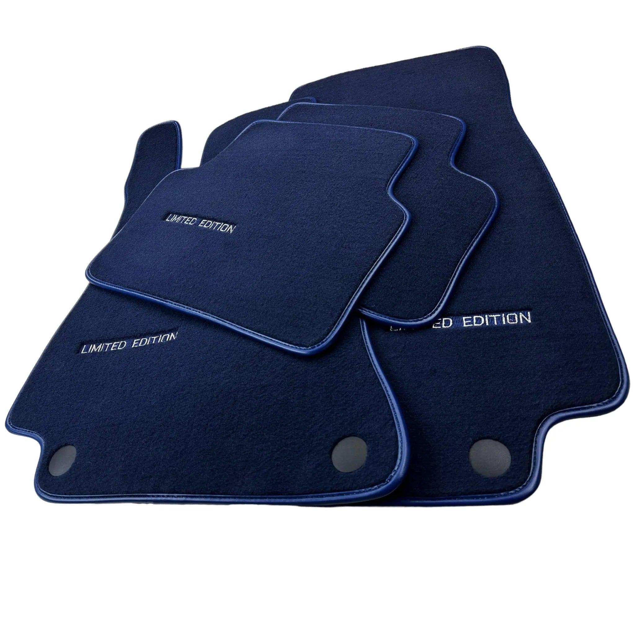 Dark Blue Floor Mats For Mercedes Benz GLE-Class C167 Coupe - 5 Seats (2020-2023) Hybrid | Limited Edition - AutoWin