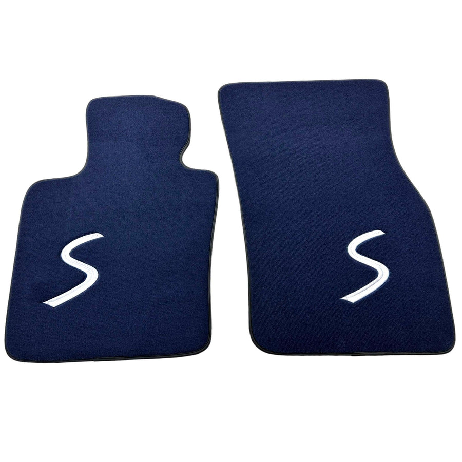Dark Blue Floor Mats for Mini Cooper / One R53 (2001-2007) Cooper S - AutoWin