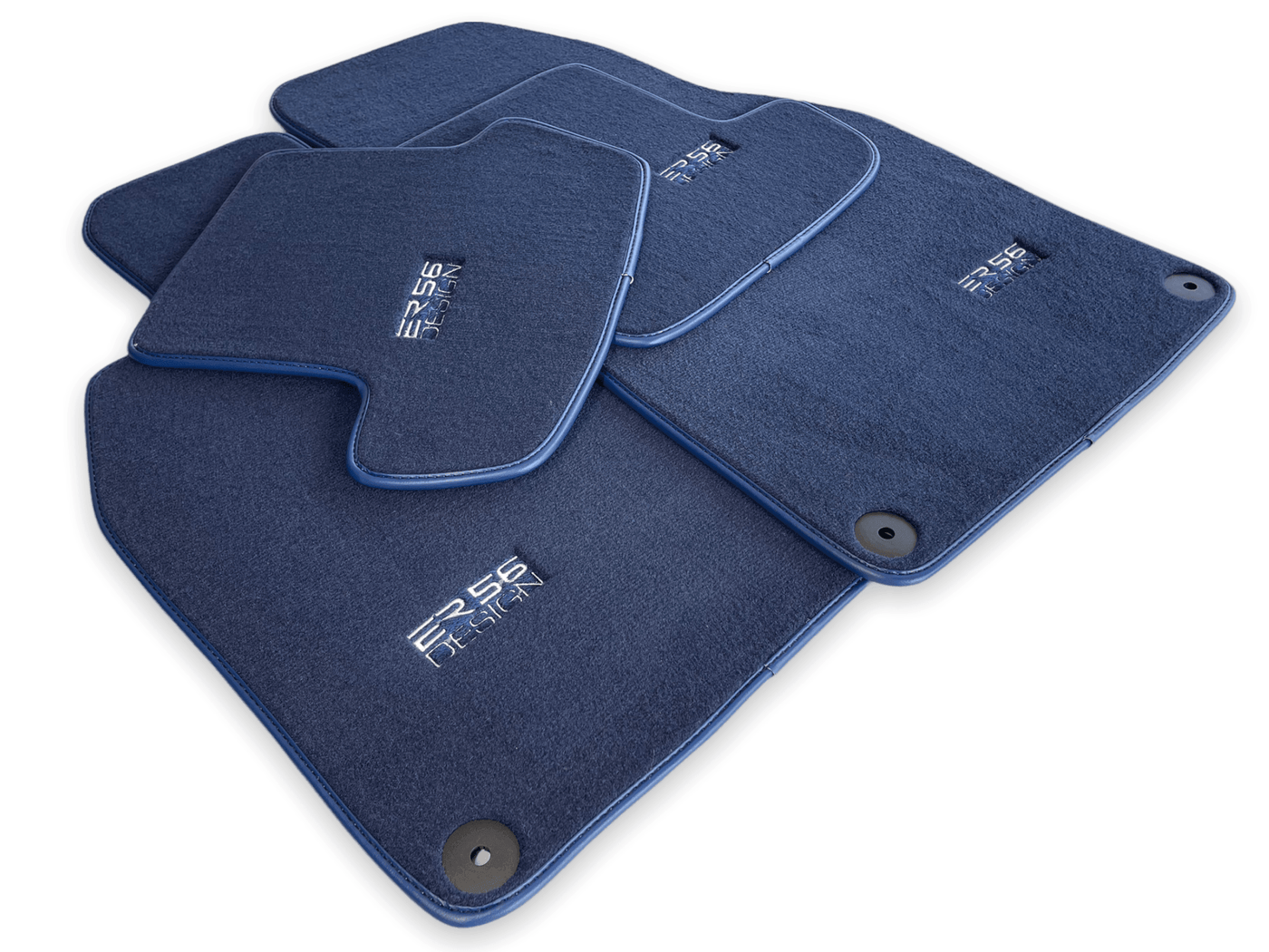 Dark Blue Floor Mats for Porsche 911 - 991 (2012-2019) | ER56 Design - AutoWin
