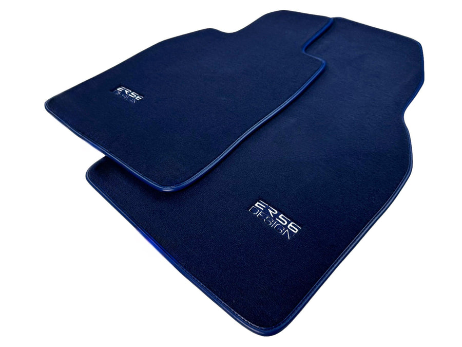 Dark Blue Floor Mats for Porsche 987 Boxster (2005-2012) | Er56 Design - AutoWin