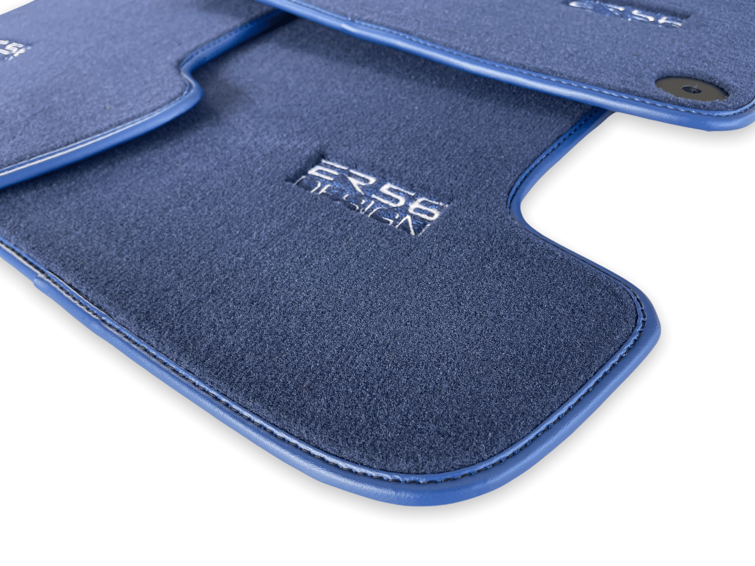 Dark Blue Floor Mats for Porsche Macan (2014-2023) | ER56 Design - AutoWin