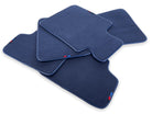 Dark Blue Mats For BMW M8 F93 4-door Gran Coupe With M Package - AutoWin