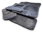 Dark Gray Sheepskin Floor Mats For Bentley Bentayga Design Brand - AutoWin