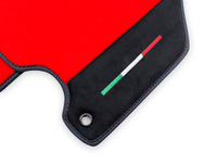 Red Floor Mats For Ferrari 360 Modena 1999-2005 with Alcantara Leather - AutoWin