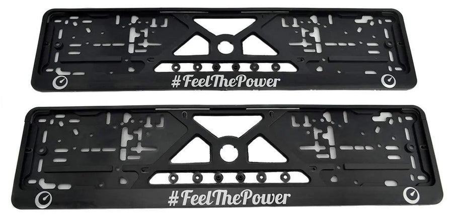 FeelThePower Number Plate Holder Eu Standard Size 52 Cm X 11 Cm - AutoWin