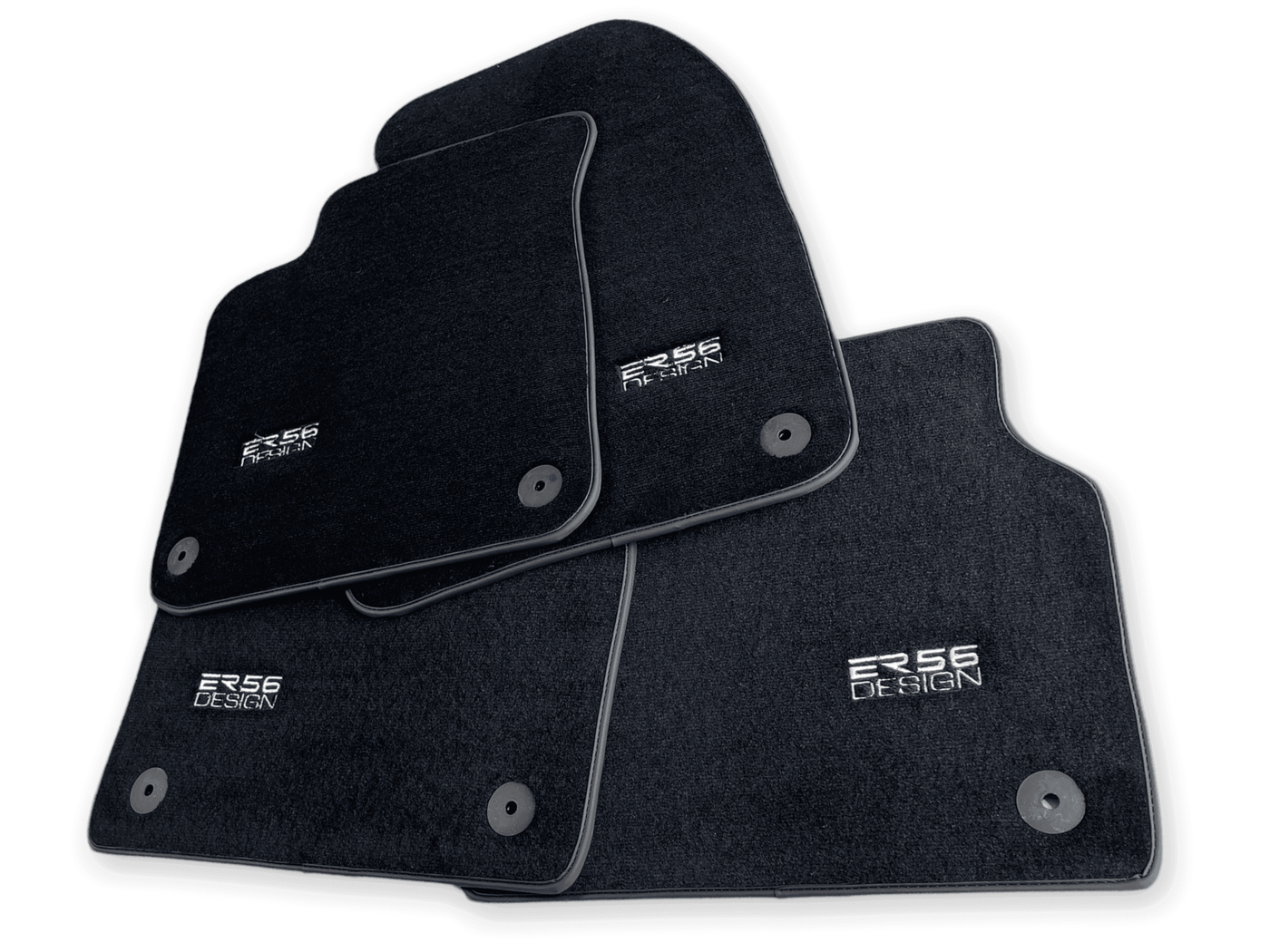 Floor Mats for Audi A4 - B7 Sedan (2005-2008) ER56 Design - AutoWin