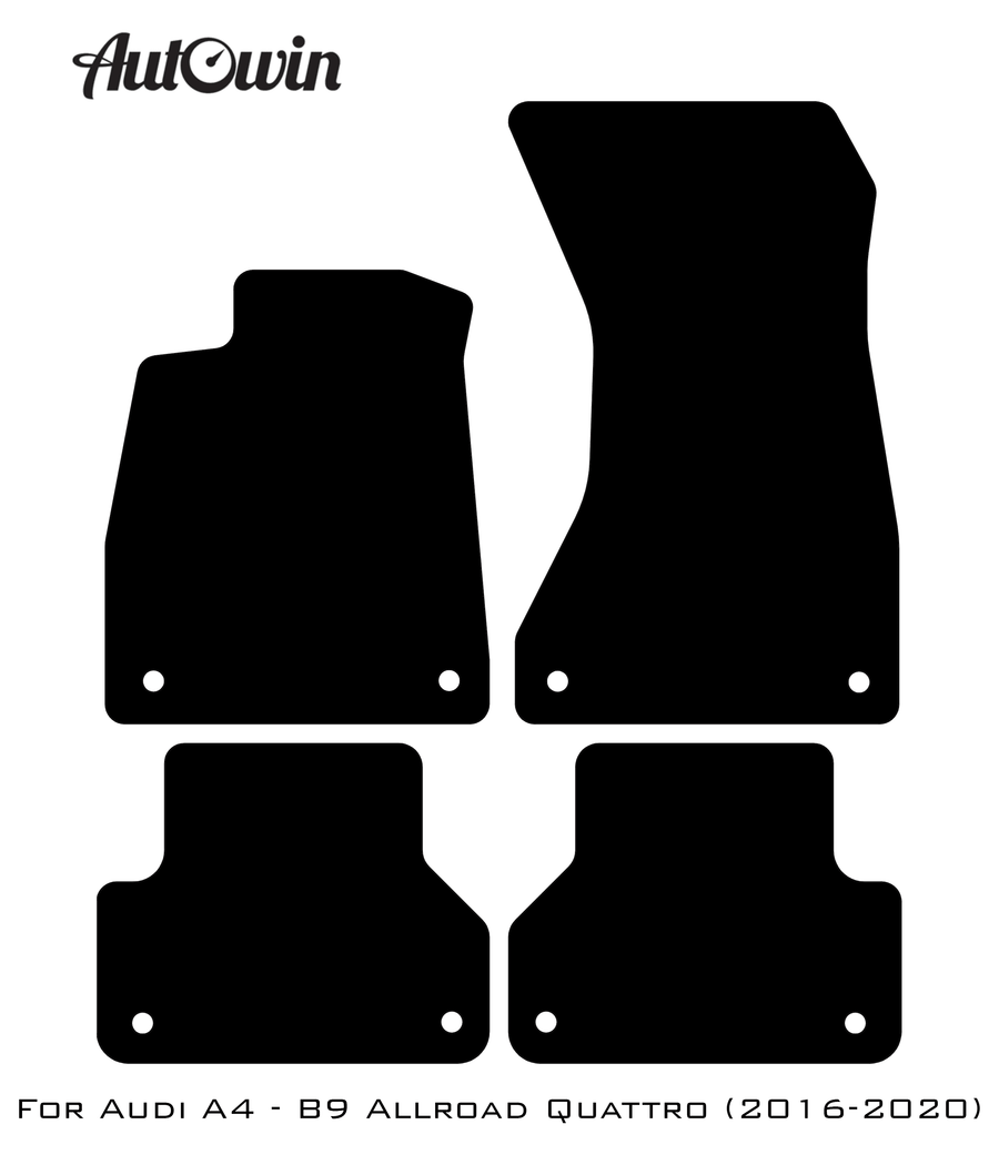 Floor Mats for Audi A4 - B9 Allroad Quattro (2016-2020) - AutoWin