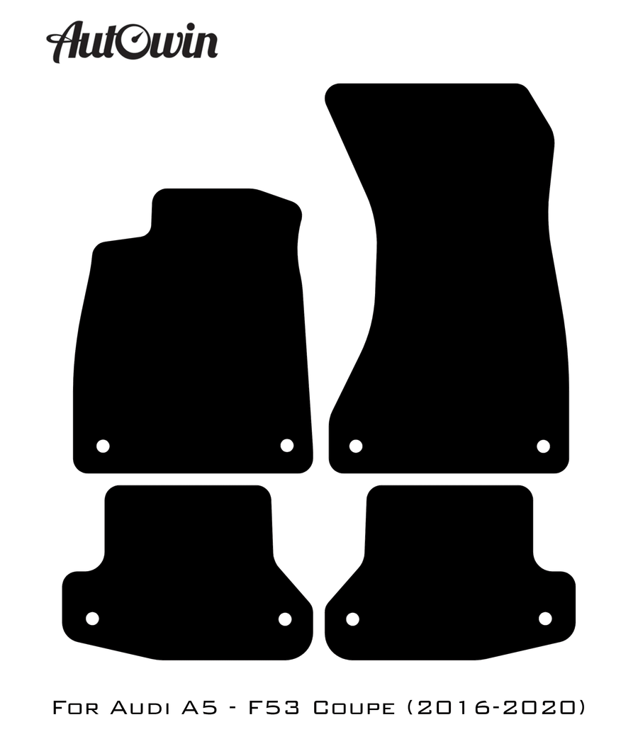 Floor Mats for Audi A5 - F53 Coupe (2016-2020) ER56 Design - AutoWin