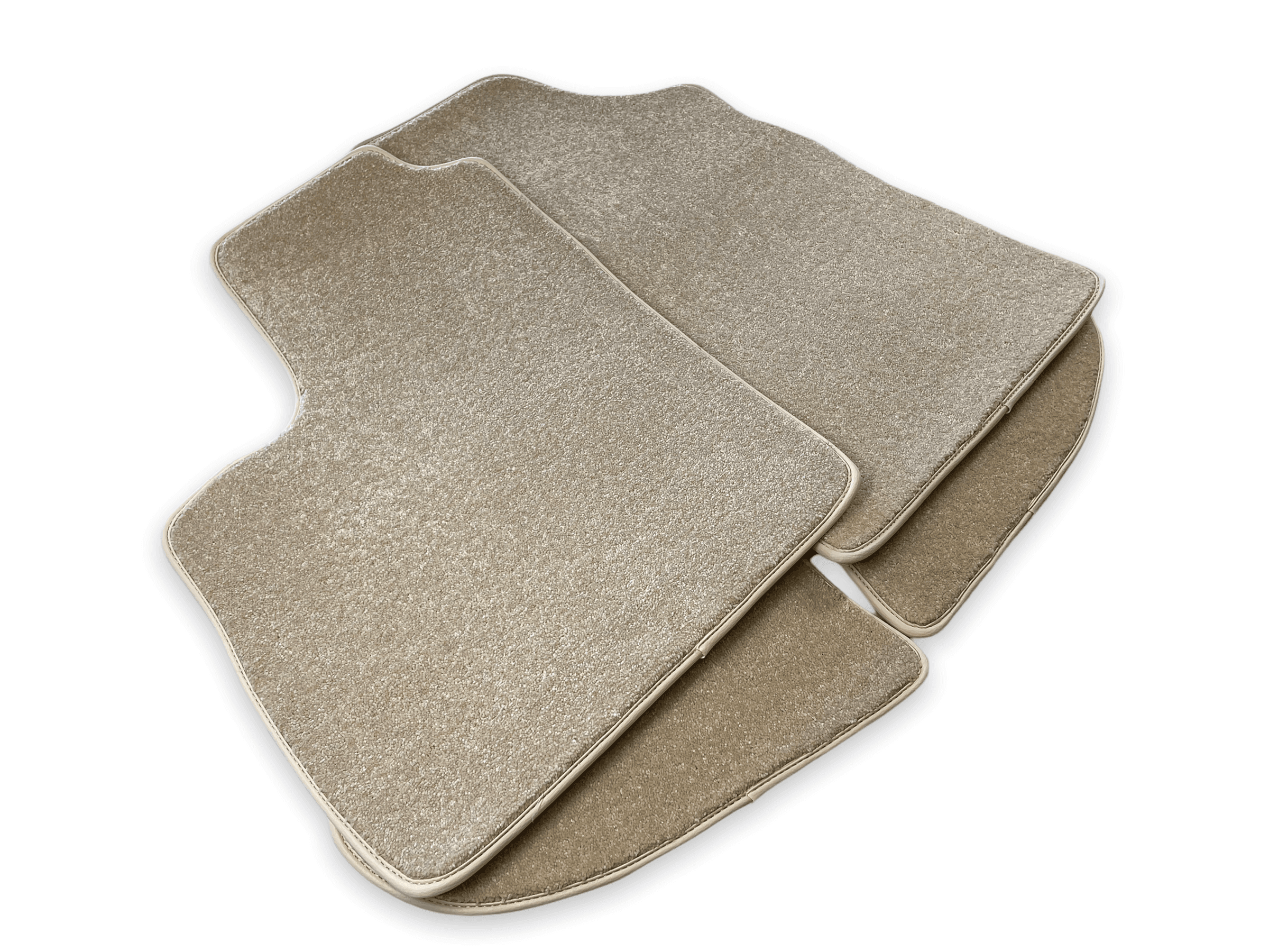 Floor Mats For Bentley Continental GT Beige Luxury Quality 2011–2018 - AutoWin