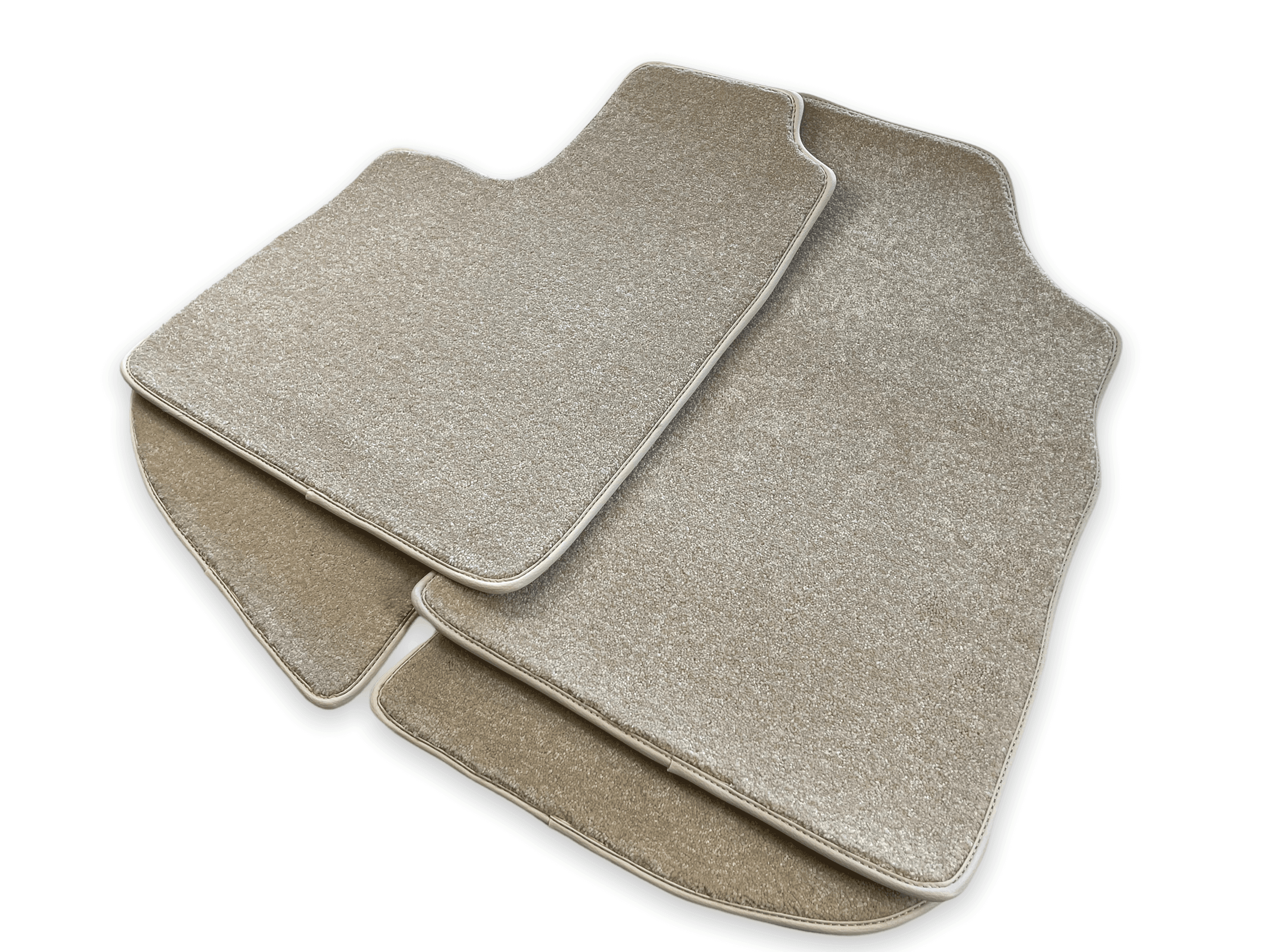 Floor Mats For Bentley Continental GT Beige Luxury Quality 2011–2018 - AutoWin