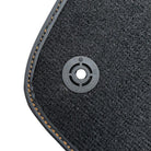 Floor Mats For Bentley Flying Spur (2019-2023) with Orange Alcantara Leather - AutoWin