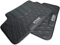 Floor Mats For BMW G60 (2023-2026) Sedan Black Leather Er56 Design - AutoWin