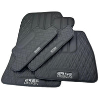 Floor Mats For BMW M8 F92 2-door Coupe Black Leather Er56 Design - AutoWin