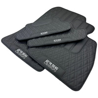 Floor Mats For BMW M8 F92 2-door Coupe Black Leather Er56 Design - AutoWin