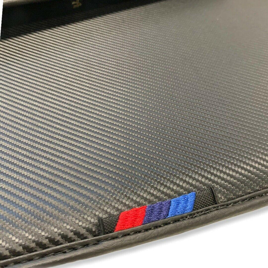 Floor Mats For BMW Z4 Series E86 Coupe (2003-2008) Autowin Brand Carbon Fiber Leather - AutoWin
