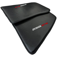 Floor Mats for Ferrari 296 GTB (2022-2024) Made From Carbon Fiber Leather - AutoWin