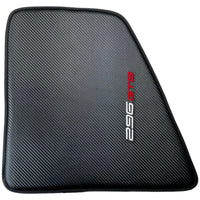 Floor Mats for Ferrari 296 GTB (2022-2024) Made From Carbon Fiber Leather - AutoWin