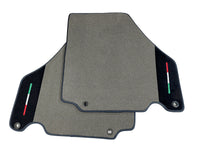 Floor Mats For Ferrari 360 Modena 1999-2005 Gray With Alcantara Leather - AutoWin