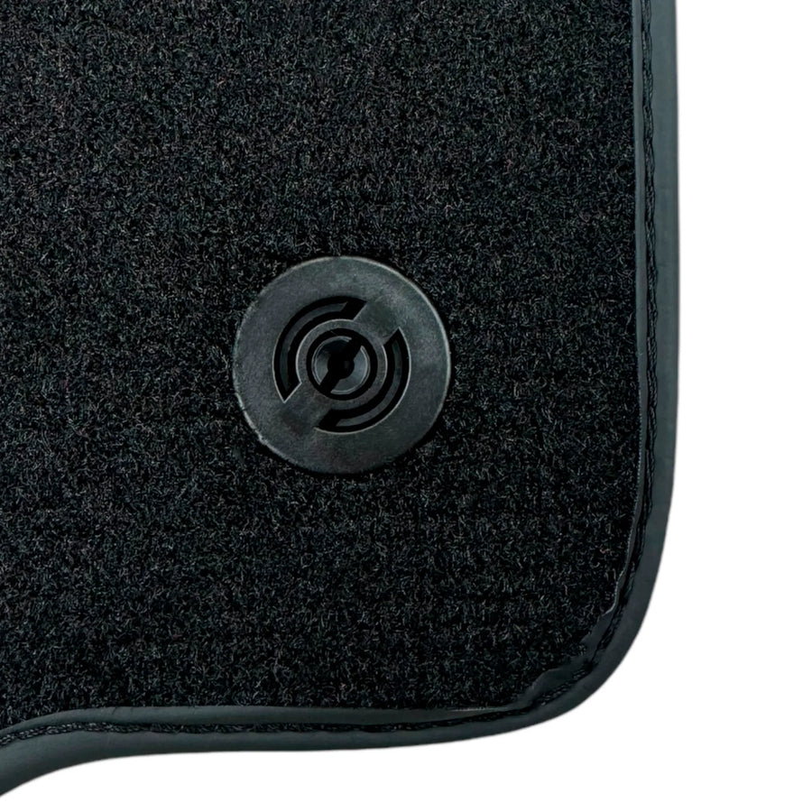 Floor Mats for Ferrari 458 GT2 (2012-2015) Carbon Fiber Leather Autowin Brand Italian Edition