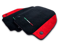 Floor Mats For Ferrari 458 GT2 (2012-2015) Red Alcantara Leather
