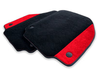Floor Mats For Ferrari 458 GT2 (2012-2015) Red Alcantara Leather