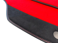 Floor Mats For Ferrari 458 GT2 (2012-2015) Red Carpet And Alcantara Leather