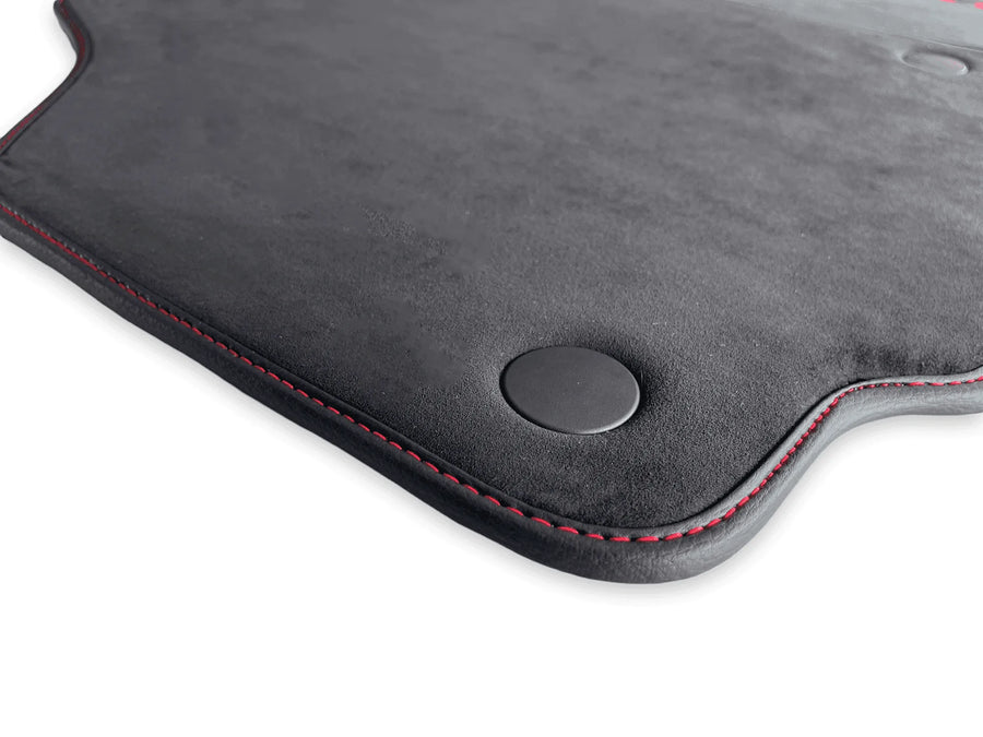 Floor Mats For Ferrari 458 Italia 2009-2015 Alcantara Leather - AutoWin