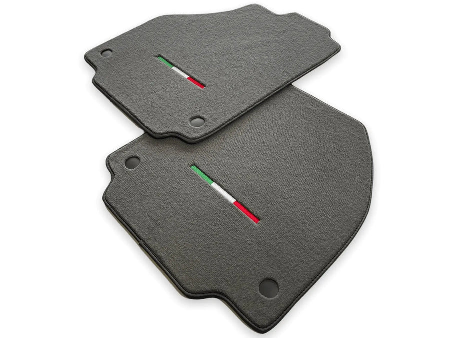 Floor Mats For Ferrari 458 Italia 2009-2015 Gray Autowin Brand Italian Edition - AutoWin