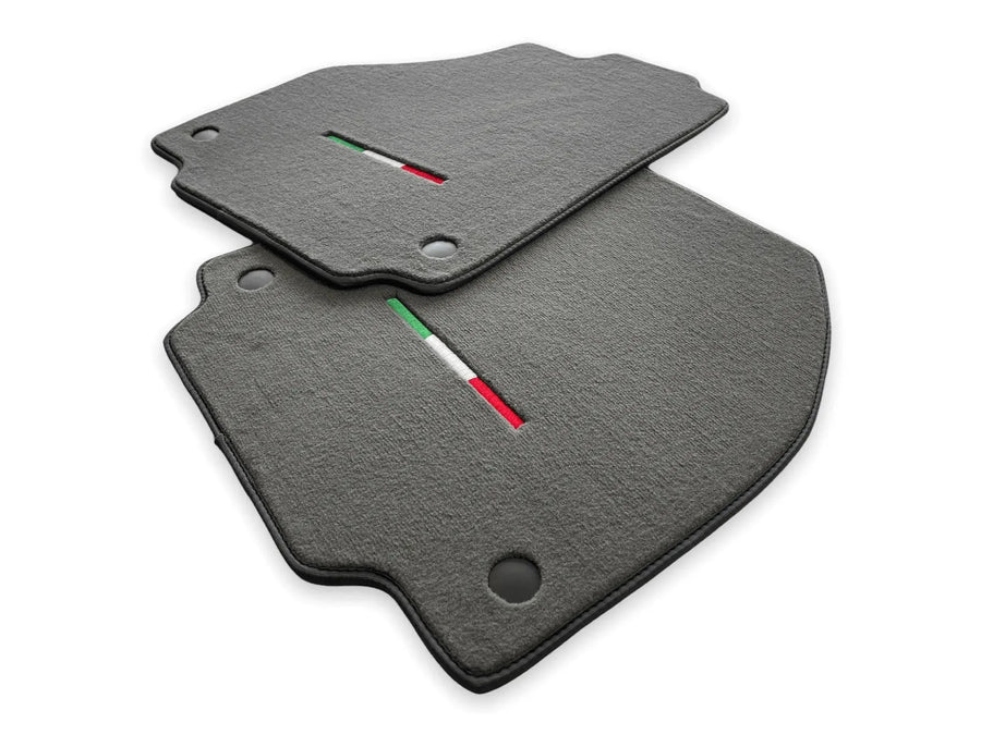 Floor Mats For Ferrari 458 Italia 2009-2015 Gray Autowin Brand Italian Edition - AutoWin