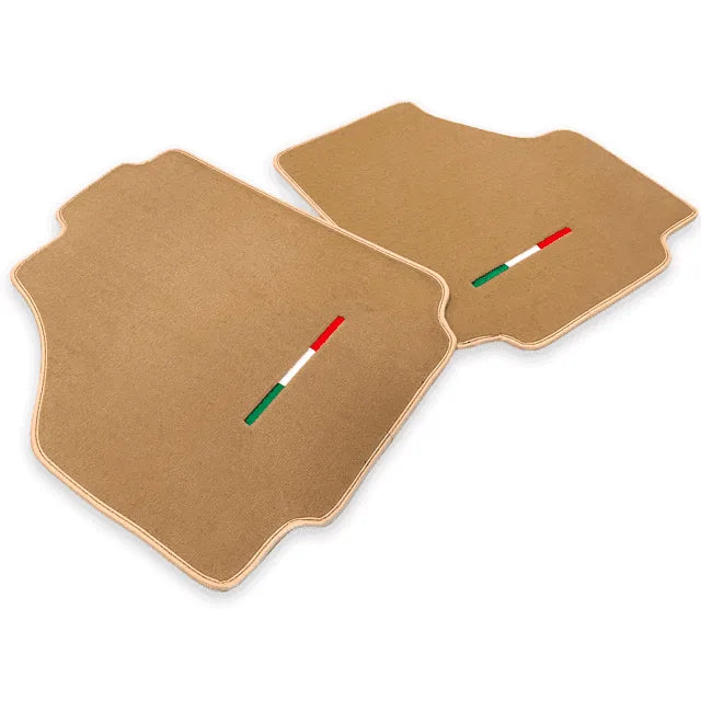 Floor Mats For Ferrari 458 Speciale (2012-2015) Beige Autowin Brand Italian Edition