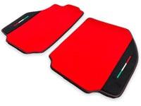 Floor Mats For Ferrari 458 Speciale (2012-2015) Red Carpet And Alcantara Leather