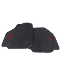 Floor Mats For Ferrari 458 Spider 2012-2015 Alcantara Leather - AutoWin