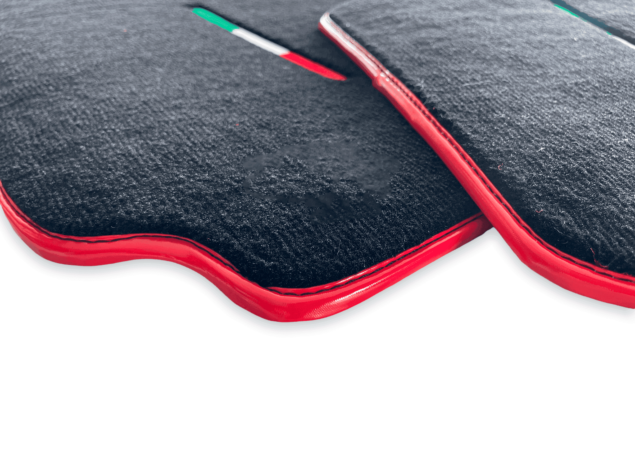 Floor Mats For Ferrari 488 Pista Spider (2019-2021) - Red Trim