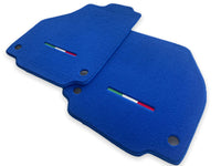 Floor Mats For Ferrari 458 Spider 2012-2015 Blue Autowin Brand Italian Edition