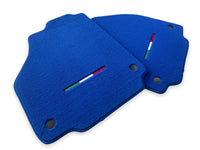 Floor Mats For Ferrari 458 Spider 2012-2015 Blue Autowin Brand Italian Edition
