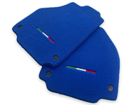 Floor Mats For Ferrari 458 Spider 2012-2015 Blue Autowin Brand Italian Edition